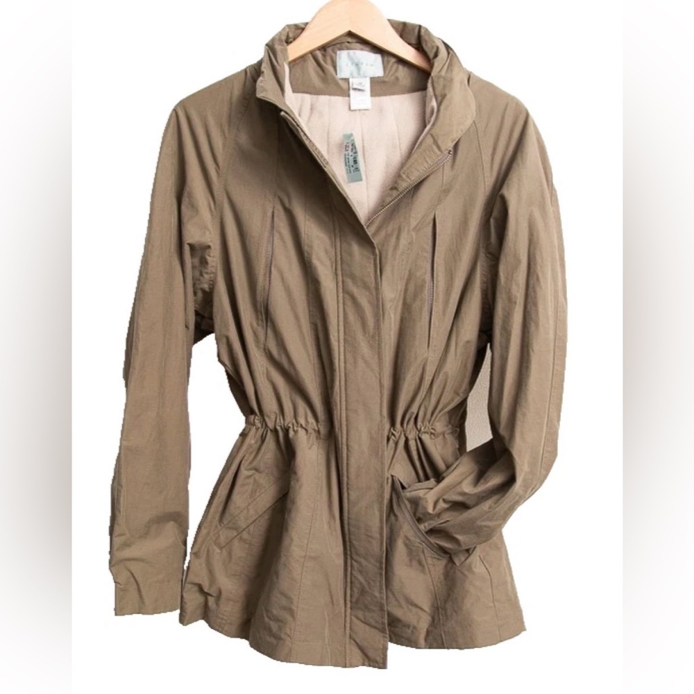 NWT JIGSAW Lined Jacket Khaki Women's Medium